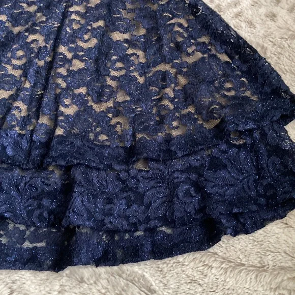 Midnight Blue Evening Dress - Picture 2 of 5